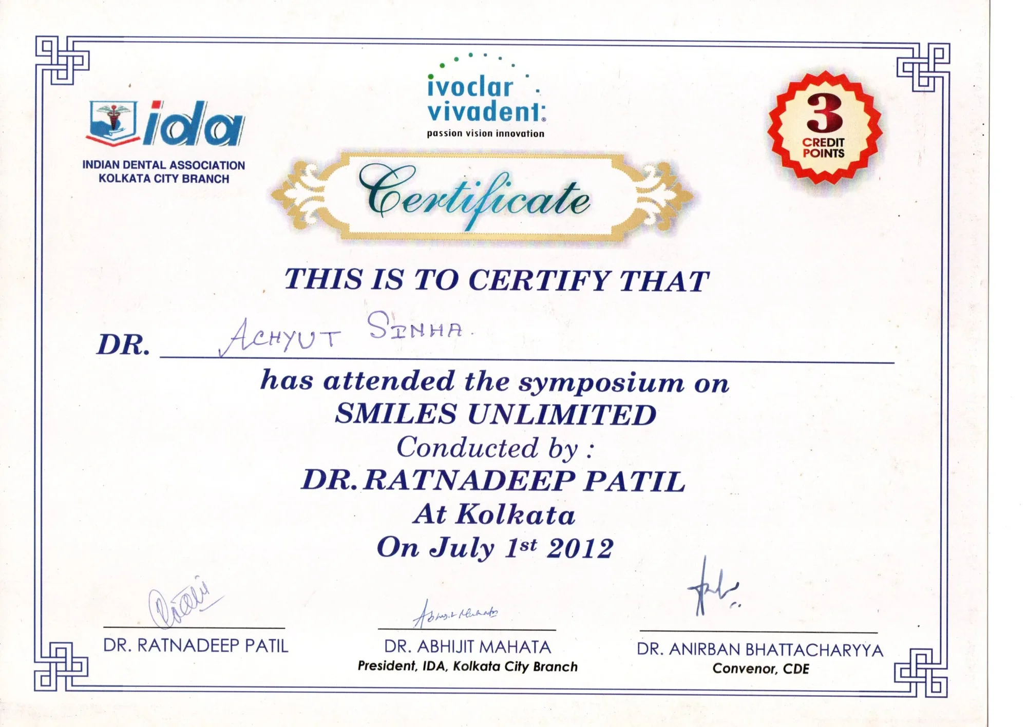 Certificate 11